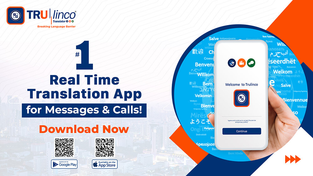 World’s #1 Real-time Translation App for Messages, Calls & Documents !