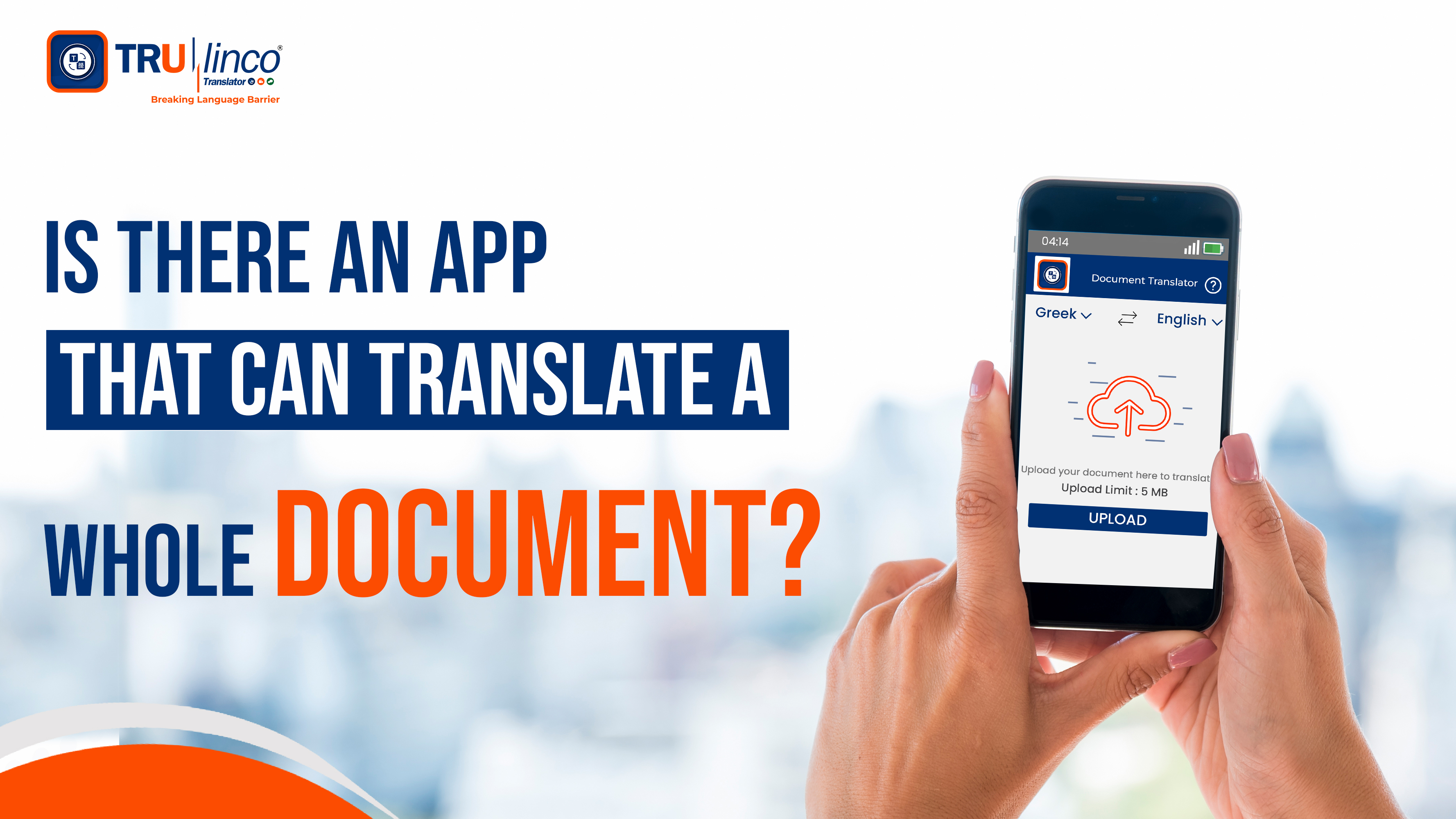 Is there an App that can Translate a Whole Document