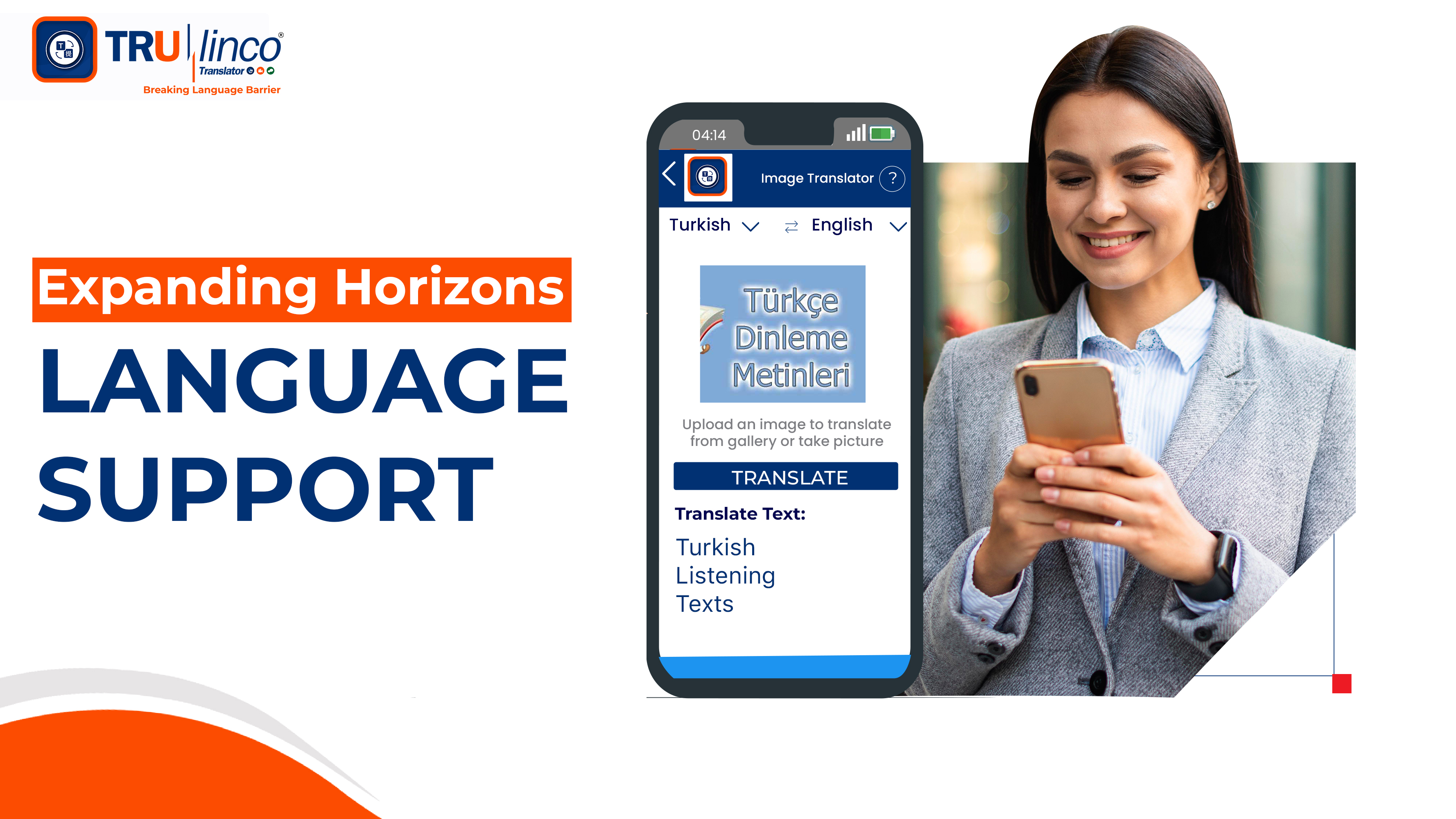 Expanding Horizons Language Support