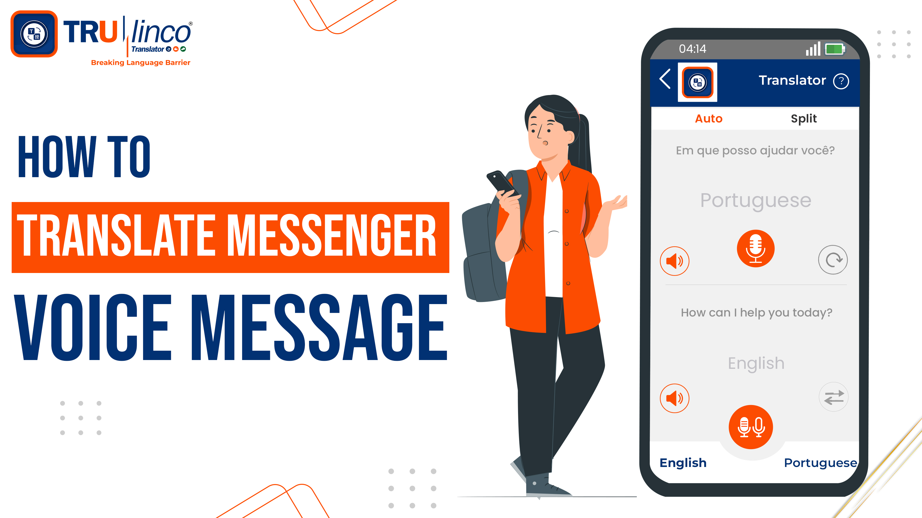 how to translate messenger voice message