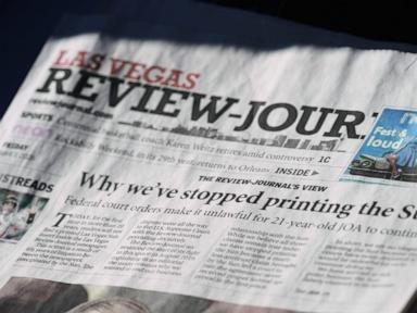 Las Vegas Review-Journal will no longer print a competing newspaper